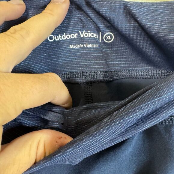Outdoor Voices Navy High Rise Athletic Skort 4" Size XL Tennis Pickleball - Picture 5 of 9